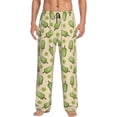 thumbnail image 2 of Kdxio Kiwi Ice Cream Print Men's Sleep Pajama Pant Lounge Pants with Pockets, 2 of 8