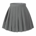 thumbnail image 1 of Beautifulfashionlife Falda De Verano Plisada De Rendimiento Versátil De La Escuela Japonesa para Mujer (2Xl Gris Oscuro), 1 of 5