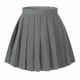 thumbnail image 1 of Beautifulfashionlife Faldas Plisadas Planas De Cintura Alta De Uniforme Escolar Para Mujer (Xl Gris Oscuro), 1 of 5