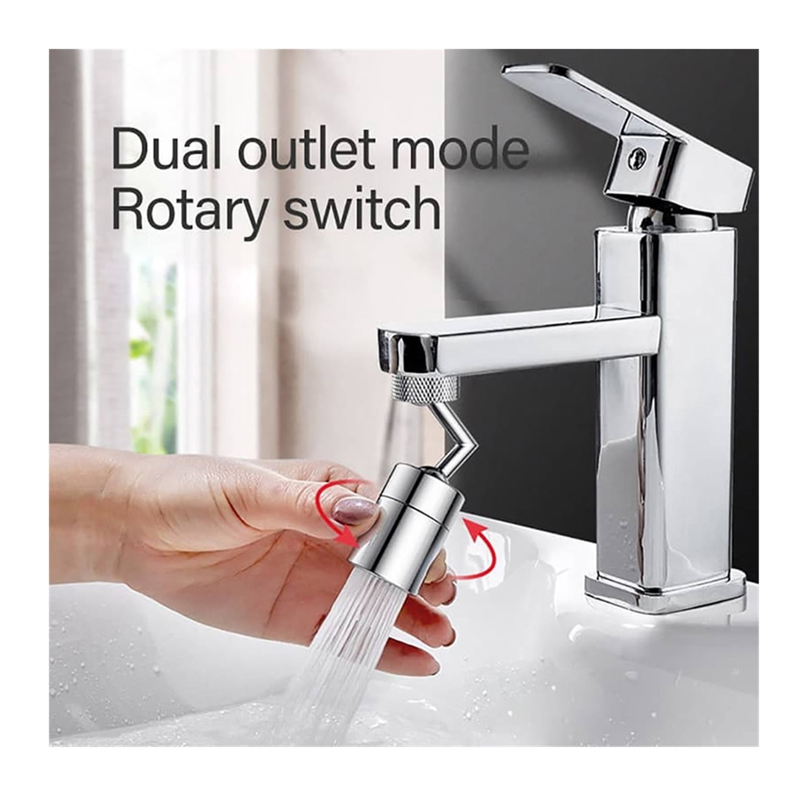 720 Degrees Kitchen Sink Faucet Aerator Universal Splash Filter Faucet Spray Head Movable Kitchen Tap Water Saving Nozzle Sprayer ,Water Saving