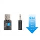 thumbnail image 4 of 2X Adaptador USB Wifi Compatible para Bluetooth V4.2 Tarjeta de Red Inalámbrica Wifi Antena Transmisor PC Lan Receptor de Internet, 4 of 4