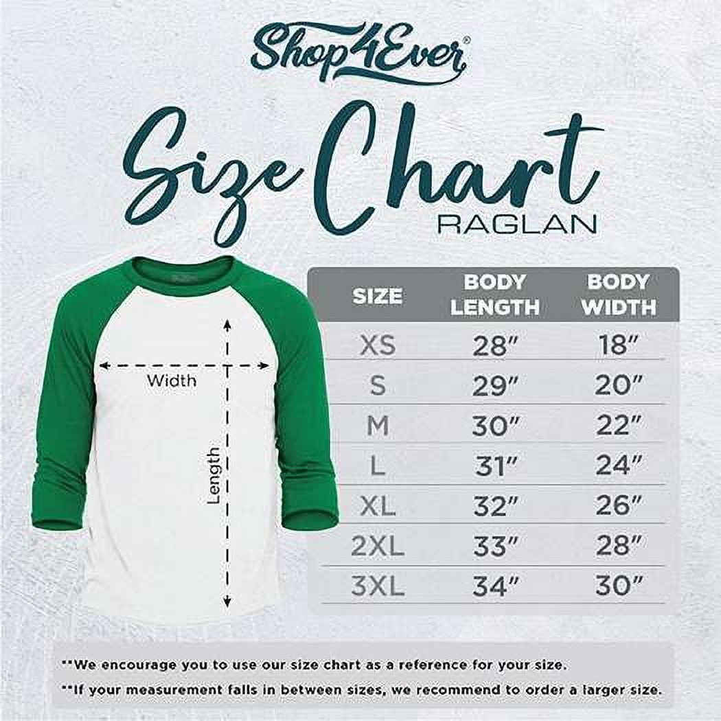 Shop4Ever Men's Puzzle Heart Support Autism Awareness Raglan Baseball Shirt Large White/Kelly
