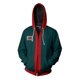 thumbnail image 1 of Into The Spider-verse Spider-man Sudadera con capucha hombres adultos Miles Morales Halloween Cosplay disfraz chaqueta Co, 1 of 5