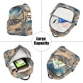 thumbnail image 5 of FORMRS Mini Backpack Purse for Women Travel Daypack Casual Shoulder Bag, Floating Whale, 5 of 7