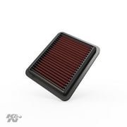 K&N Performance High-Flow Engine Air Filter: Washable, Multi-Layer Protection, Engineered to Boost Horsepower, 33-5006