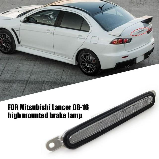 Luz De Freno Lámpara LED de parada de alto nivel para coche para Lancer 08-16 tercera luz trasera de freno (blanco)