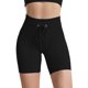 thumbnail image 1 of SAYOO - Calzoncillos de yoga para mujer, cintura elástica con cordón, pantalones cortos de punto ajustados SAYOO  Sexy, 1 of 4