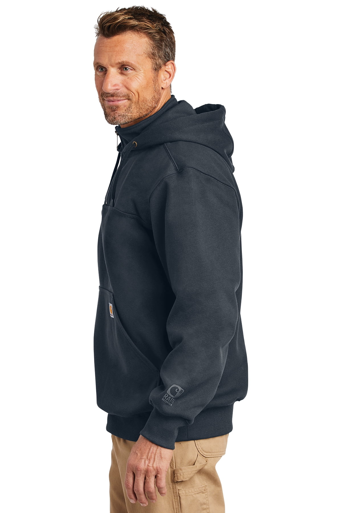 Carhartt men's big & tall rain defender paxton heavy weight hooded zip mock sweatshirt new arrivals