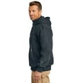 thumbnail image 3 of Carhartt Men's Rain Defender Paxton Heavyweight Hooded Zip Mock Sweatshirt, 3 of 6
