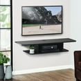 thumbnail image 4 of FITUEYES Floating Wall Mounted TV Console Storage Shelf Modern TV Stand Media Console Walnut DS211802WW, 4 of 6