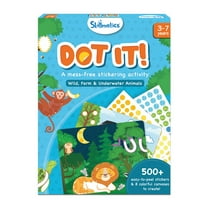Skillmatics Dot It Sticker Art - Animals, Mess-Free Fun for Kids, 500 Stickers, Craft Kits, DIY Scrapbooking Activity, Travel Toys, Gifts for Boys & Girls Ages 3, 4, 5, 6, 7