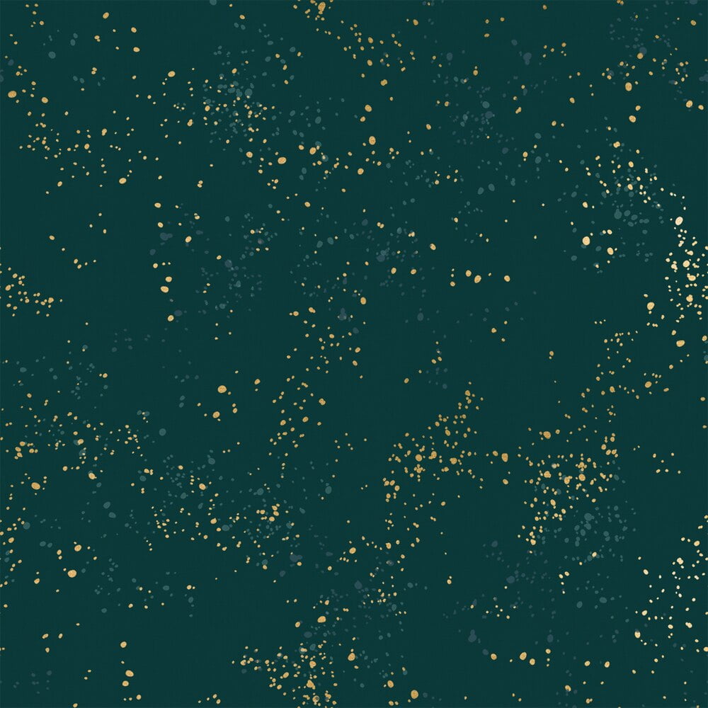 Pine Metallic Speckled fabric - Ruby Star Society quilt cotton QTR YD
