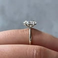 thumbnail image 3 of solitaire jewels 1.5CT Marquise Moissanit Solitaire Engagement Ring For Women, 18K White Gold, 3 of 5