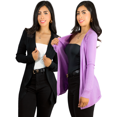 thumbnail image 1 of Set De 2 Sueter De Mujer Manga Larga Sueteres Botón Sweater UNITALLA, 1 of 5