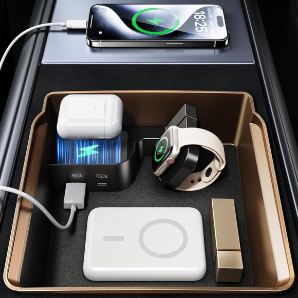 DICMKY Hub cargador USB para Tesla Model 3 Highland y Model Y