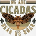 thumbnail image 3 of CafePress - Cicadas We Are Cicadas Hear Us Roar Flying Insects Kids Baseball T Shirt - Kids Cotton Baseball Jersey, 3/4 Sleeve Shirt, 3 of 4