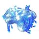 thumbnail image 1 of Luces Navideñas Variedad De Colores 84 Led 5mt Se84 Luces Blanco/azul, 1 of 5