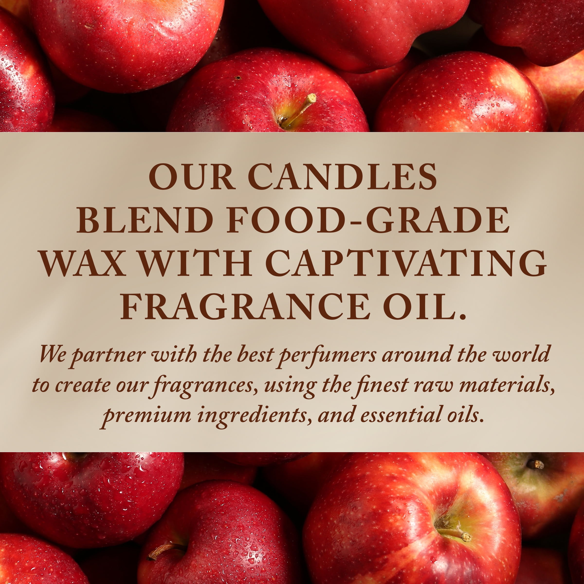 Village Candle Warm Apple Pie Scented Candle, Large 21.25 oz Apothecary Jar