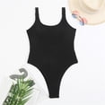 thumbnail image 4 of MSJUHEG Plus Size One Piece Swimsuit,Bathing Suit Monokini,Womens One Piece Swimsuits,Push Up Bathing Suits for Women,Monokini,Bandeau Bathing Suits,Womens Bathing Suits Black S, 4 of 6