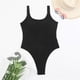 thumbnail image 3 of WILLBEST Trajes de Baño de Natación Para Mujer Trajes de Baño de Cintura Alta Para Mujer Traje de Baño Cruzado Con Lazo En La Espalda Traje de Baño Monokini Traje de Baño de 1 Pieza, 3 of 5