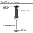 thumbnail image 3 of Batidora de mano inalámbrica KitchenAid Go™ KHBRV00 sin batería, 3 of 7