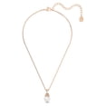 thumbnail image 2 of Collar con colgante original de Swarovski en forma de perla en tono oro rosa, 2 of 5