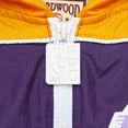 thumbnail image 5 of Men's Mitchell & Ness Purple Los Angeles Lakers Hardwood Classics Big Shot Premium Full-Zip Windbreaker Jacket, 5 of 6