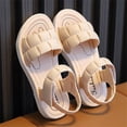 thumbnail image 6 of NOKIO Girls' Closed Toe Sandals Children Sandals Soft Flat Shoes Fashion And Comfortable Small Medium And Large Children Soft Bottom Waterproof Lightweight Baby Princess Sandals, 6 of 7