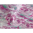 thumbnail image 3 of Ambesonne Delicate Roses Quilted Coverlet 2 Pcs, Art Aquarelle Floral, Twin Size, Pale Lilac Magenta, 3 of 4