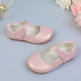 thumbnail image 5 of Quealent Toddler Flower Girl Dress Shoes - Baby Girl Ballet Mary Jane Flats for Party School Wedding Pink for Size 10.5, 5 of 6