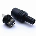 thumbnail image 5 of 2 piezas de adaptadores de audio negros para altavoces macho, herramientas de alimentación de señal, mini accesorios, conector DIN con terminales de tornillo de 2 pines, 5 of 5