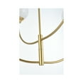 thumbnail image 5 of Living District Nyomi 30" 4-Light Metal/Glass Chandelier in Brass/White, 5 of 8