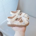 thumbnail image 2 of LIUJUNSHOP Toddler And Little Girl Summer Sandals For Outdoor Play Comfortable Lightweight Breathable Kids Footwear With Flexible Sole Ages 12 Months To 7 Years Beige 18-24 Months, 2 of 5