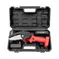 thumbnail image 1 of S SERENABLE 4 Inch Electric Small Trimming Cutting Pruning Operated Woodworking 21V 2pcs Battery red, 1 of 9