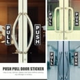 thumbnail image 3 of 3 Pairs Sliding Door Logo Sticker Emblems Stickers Pull Push Office Sign Removable Pvc, 3 of 6