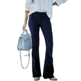 thumbnail image 2 of LilyLLL Womens Retro Corduroy High Waist Flared Bell Bottoms Bootcut Pants, 2 of 4