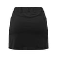thumbnail image 3 of Ruyang Rip Skirt Length 2 Women's Fashionable Minimalist Solid Color Double Layer Tennis Skirt Pants, 3 of 6