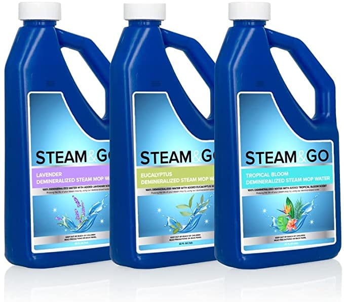 Steam And Go Multi Surface Floor Cleaner For Steam Mops Trio Bundle With Lavender Tropical Bloom And Eucalyptus Scents 32 Oz Bottles Walmart Com