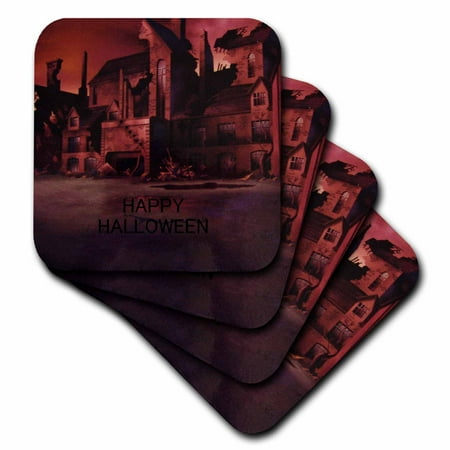 

Scary Halloween set of 4 Coasters - Soft cst-30718-1