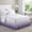 Purple, variant on Bedliving Queen Bed Skirt, Purple Ombre Gradient Color Adjustable Elastic Wrap Around Dust Ruffle, 16" Drop Pleated Style