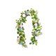 thumbnail image 2 of Guirnaldas de eucalipto artificial con flores Greedery Decoración de flores Vinculaciones artificiales para la mesa de bodas Centros de mesa flor rosa, 2 of 9