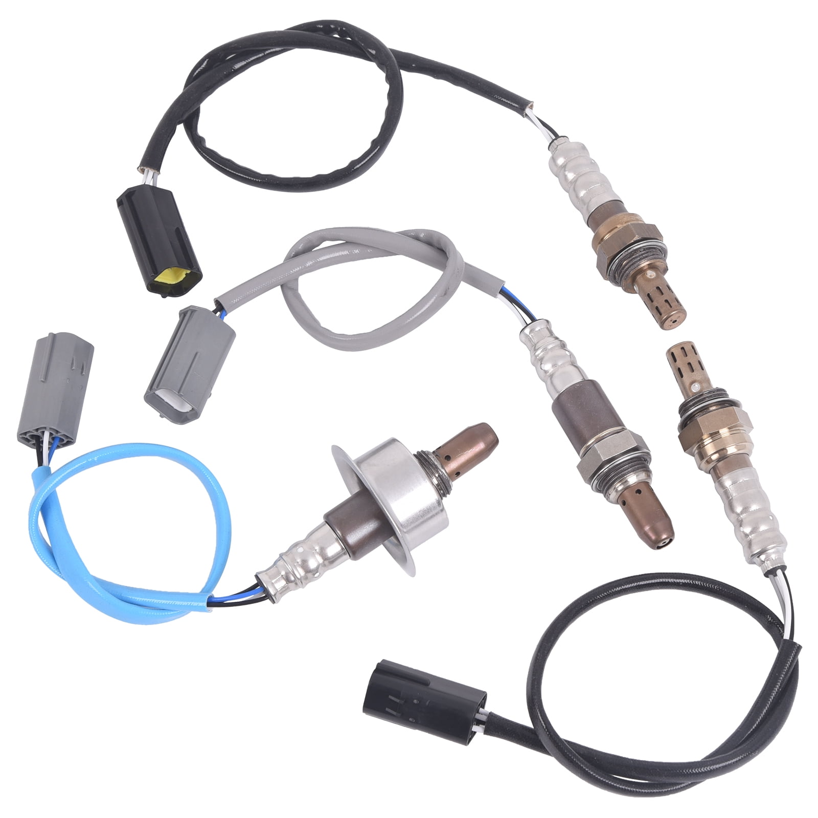 TOPAZ 4Pcs Oxygen O2 Sensor Upstream & Downstream Fits Nissan Altima Maxima 2010-2013 2349096 + 2349036 + 2344380 + 2344381