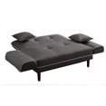 thumbnail image 7 of Veryke Mid Century Sofa Sleeper Beds, Sofa Couch with 2 Pillows - Gray, 7 of 7