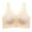 A_ White, variant on Seamless Front Closure Mastectomy Bra Comfy Bra Pocket Breast Prosthesis Breast Forms Bralette Daily Bra White XL