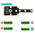 thumbnail image 3 of Adaptateur Mini PCIE vers M.2 m, Adaptateur PCB M.2 NGFF NVME SSD pour 2230 2242, 3 of 7