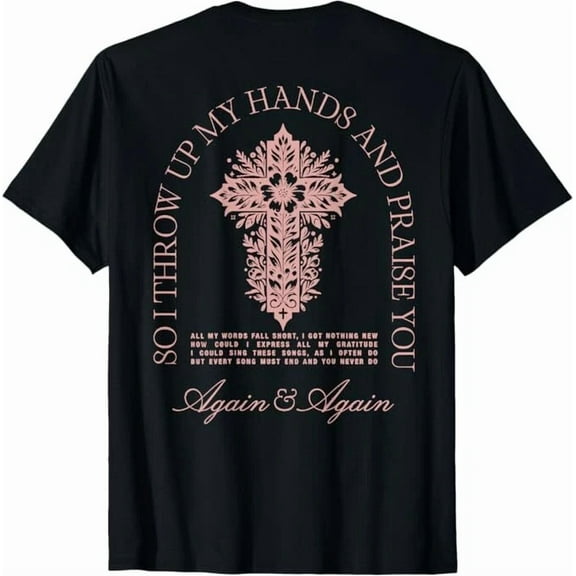 Brandon Inspired Praise Hands Lake Worship Faith Song Unisex T-Shirt up to size 5XL