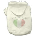 thumbnail image 4 of Pet, Dog  Cat Hoodie Rhinestone, "Italy", 4 of 5
