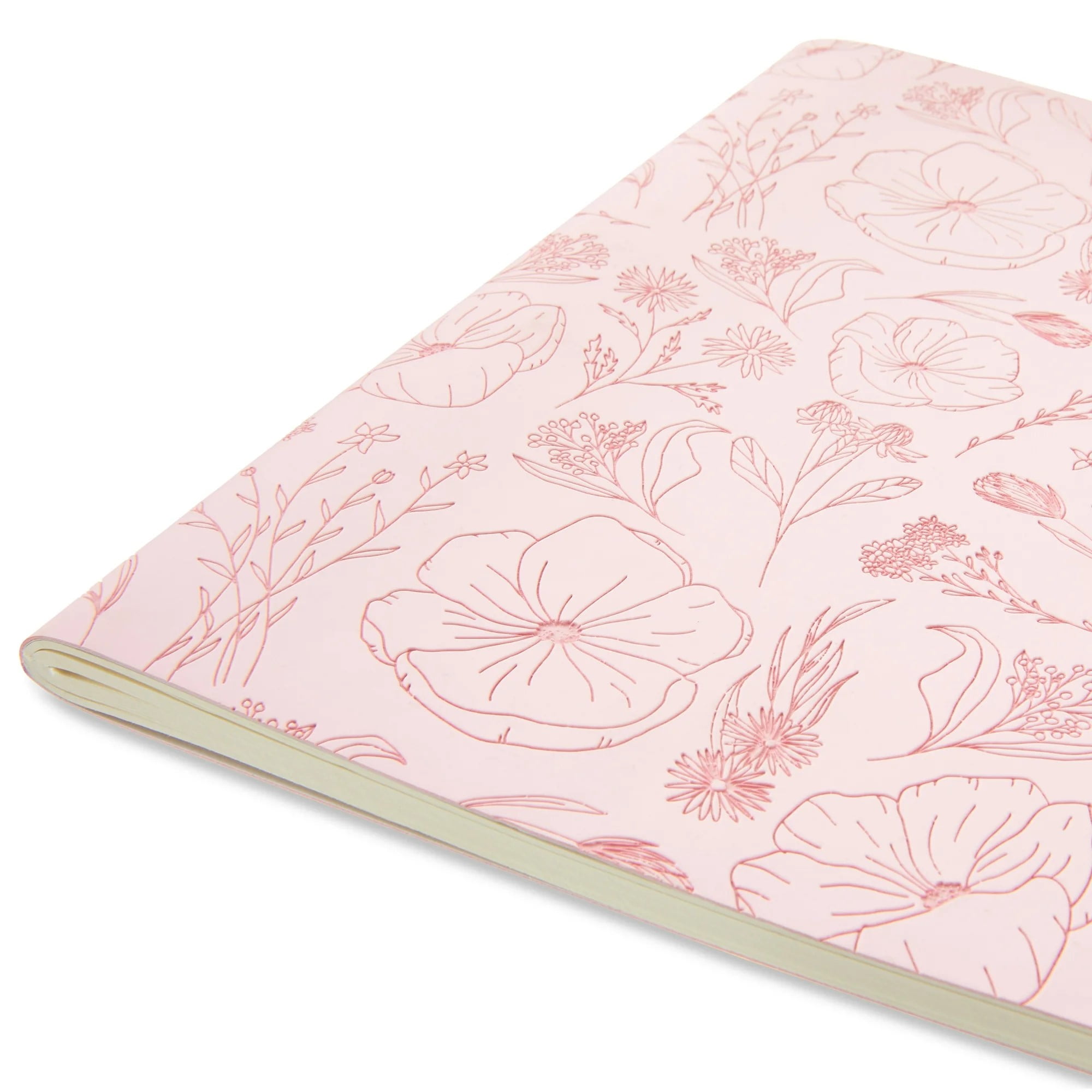 Pen + Gear Pink Journal with Vegan Leather Cover and Stitched Spine for Teens and Adults