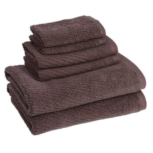 Cambridge Quick Dry 6Piece Towel Set Brown