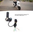 thumbnail image 3 of Manija del acelerador de alarma electromóvil alarma de manija del acelerador de bicicleta eléctrica con voz de timbre 24V para reemplazo ANGGREK Otros, 3 of 8